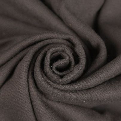 Wool Crepe Blend Black Material (Remnant-85cmx135cm) 