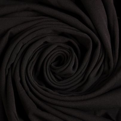 Rayon Stretch  in Black(135cm  x 85cm)