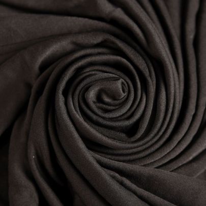 Rayon Jersey Fabric Black Fabric (125cm x 135cm Remnant Fabric) 