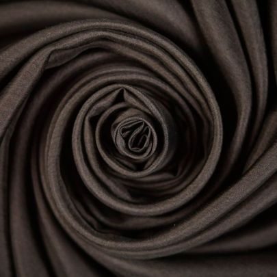 100% Silk Black Lining Fabric (Remnant-120cmx110cm) 