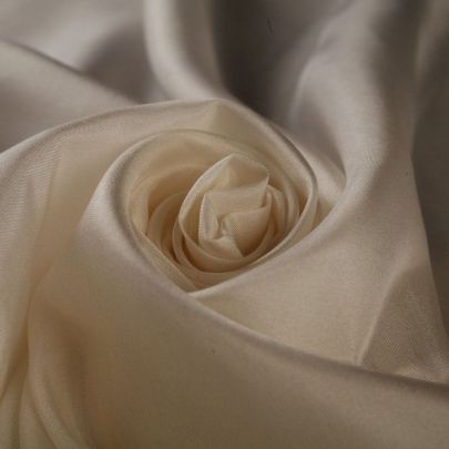 100% Polyester Fabric Cream (Remnant-65cmx85cm) 