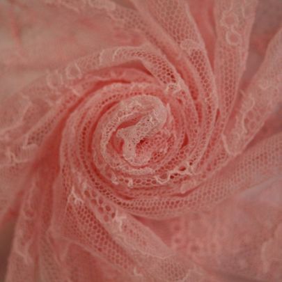 Soft non-stretch Lace in Pink(65cm x 75cm)