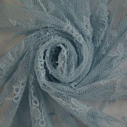 Soft Non-Stretch Lace in Light Blue( 55cm x 80cm )