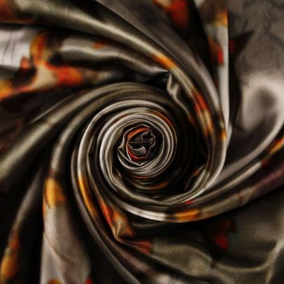 100% Polyester Abstract Print Multicolour(60cm x 100cm)