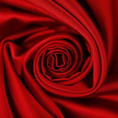 100% Polyester Red Fabric (Remnant-55cmx105cm) 