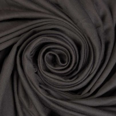 Polyester Jersey Fabric Black Fabric (110cm x 145cm Remnant Fabric) 