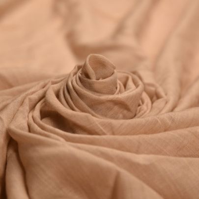 Lightweight Linen Cotton Beige Fabric(Remnant-190cmx75cm) 