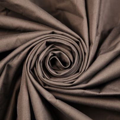 Cotton Poly Blend Fabric Grey Fabric Plain Fabric (100 x 120 cm Remant Fabric) 
