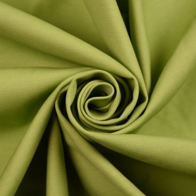 Linen Stretch Blend Fabric Lime Green (Remnant80cmx140cm) 