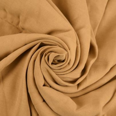 Linen Fabric Cotton Fabric PaleMustard Yellow (Remnant200cmx150cm) 