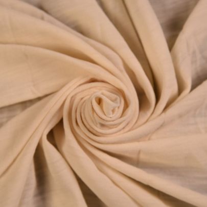 Polyester Jersey Cream Fabric (Remnant Piece 85 cm x 155 cm) 