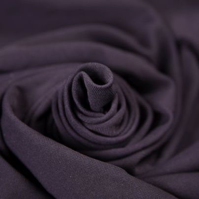 Rayon Stretch Navy Fabric (Remnant Piece 50cm x 130cm) 