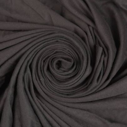 Lightweight Nylon Cotton Navy Stretch Fabric (Remnant-60cmx150cm) 