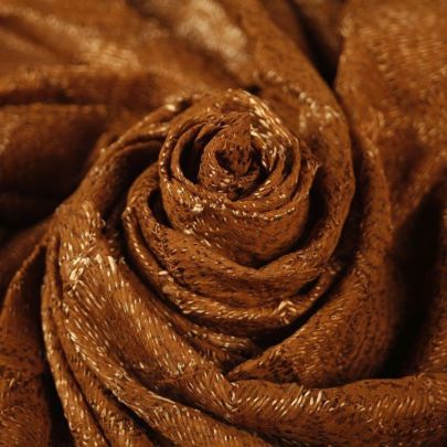 Wool Blend Brown Woven Fabric (Remnant-221cmx120cm) 