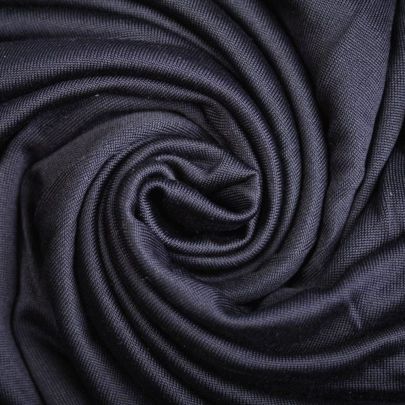 Rayon Deep Navy Stretch Fabric (Remnant Piece 230 cm x 110 cm) 