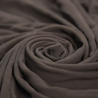 Rayon Jersey Fabric Grey Fabric (245cm x 130cm Remnant Fabric) 