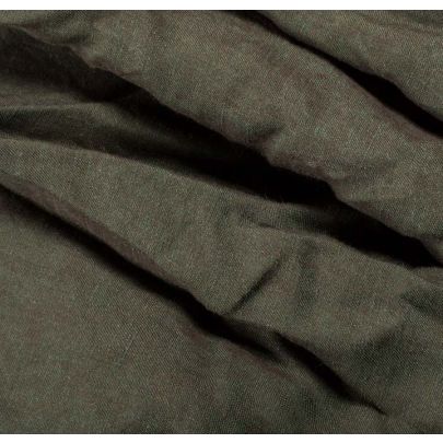 Linen Fabric - Green (sold as 1m x 0.55m piece)