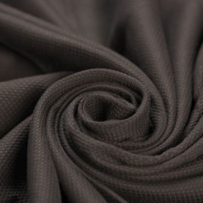 100% Cotton Textured Black (Remnant-145cmx70cm) 