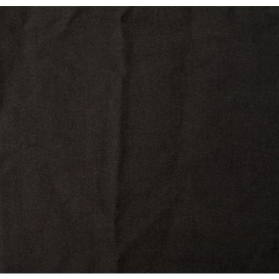 Double Cotton - Black (sold as 1.25 x 0.4m piece)