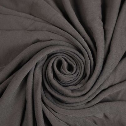 Rayon Grey Stretch Fabric (Remnant-125cmx100cm) 