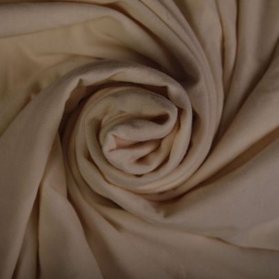 100% Cotton Jersey  in Cream(200cm x 155cm)
