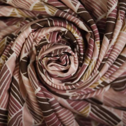 Cotton Polyblend Geometric Print  Multicolour(190cm x 135cm)