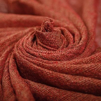 100% Cotton Gauze in Red Copper   (150cm x 130cm)