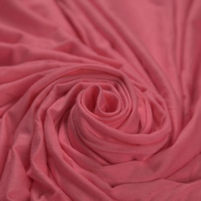 Soft Cotton Jersey Fabric Pink (Remnant-85cmx150cm) 