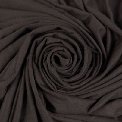 Polyester Jersey Fabric Black Fabric (150x135cm Remnant Fabric) 