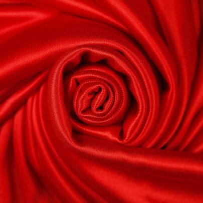 Rayon Red Stretch Fabric (Remnant-85cmx160cm) 