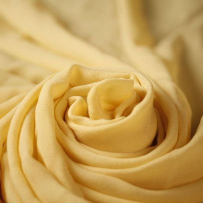 Silk Chiffon  in Yellow  (130cm x 115cm)