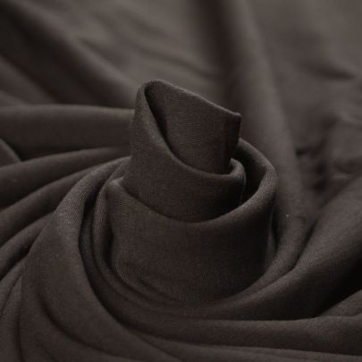 Cotton Jersey Black fabric (Remnant-100cmx135cm) 