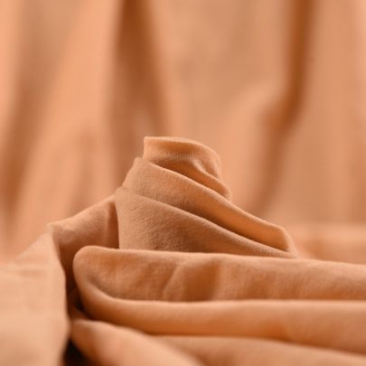 Cotton Poly Blend Fabric Beige Fabric (Remnant-245cmx70cm) 