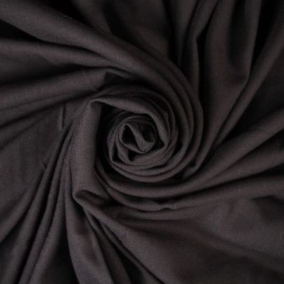 Wool Black Fabric (Remnant-135cmx150cm) 
