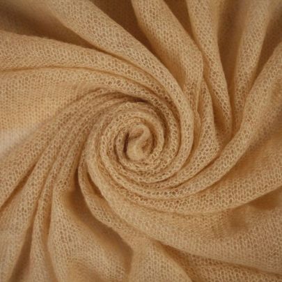 Wool Beige Fabric (Remnant-90cmx110cm) 