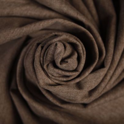 Cotton Jersey Fabric Blend Fabic Beige (Remnant-200cmx140cm) 