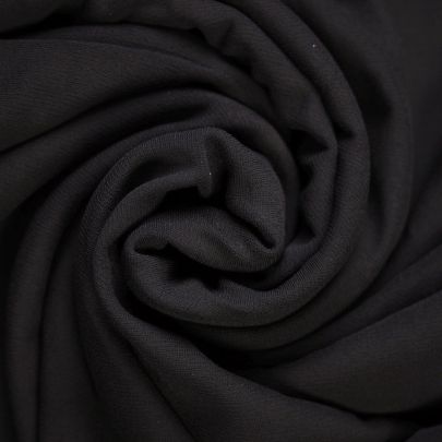 Rayon Stretch Fabric Black Fabric (110cm x 135cm Remnant Fabric) 