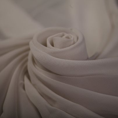 Silk Chiffon Beige Fabric (80cm x 110cm Remnant) 