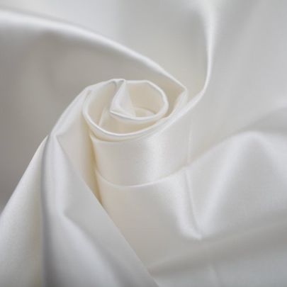 100% Duchess Silk Satin Ivory Fabric bridal (85cm x 120cm Fabric Remnant) 