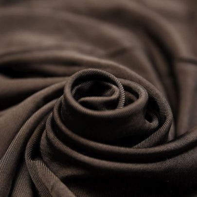 Polyester Heavy Knit  in Black  (80cm x 140cm)