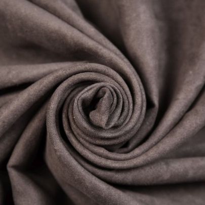 Chiffon Satin Suede in Black   (115cm x 150cm)