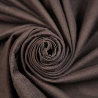 Stretch Cotton Blend  in Black  (90cm x 155cm)