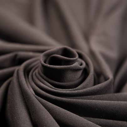 Polyester Black Tight Net Stretch Fabric (Remnant265cmx130cm) 