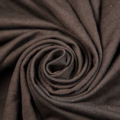 Stretch Cotton Blend  in Black  (85cm x 125cm)