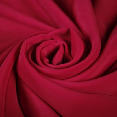 100% Polyester Chiffon Pink Fabric (Remnant-110cmx100cm) 