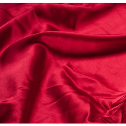 100% Polyester Red Fabric