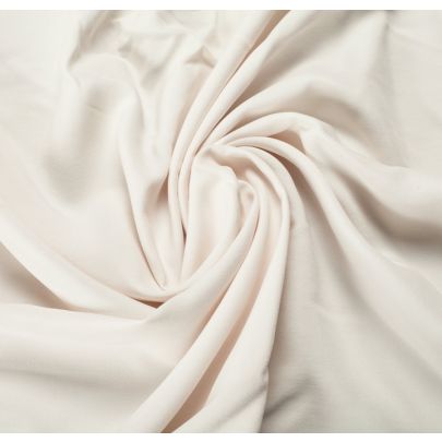 Wool Polyester blend Cream Fabric  (sold as 2 x 1.1m)