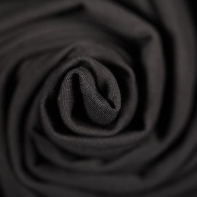 100% Silk Organza  in Black(165cm x 120cm)