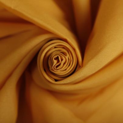 Polyester Crepe Fabric Yellow (Remnant-65cmx110cm) 