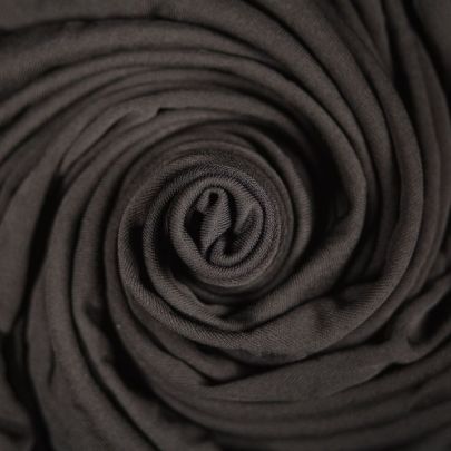 Rayon Fabric Elastane Fabric Black (Remnant-70cmx110cm) 